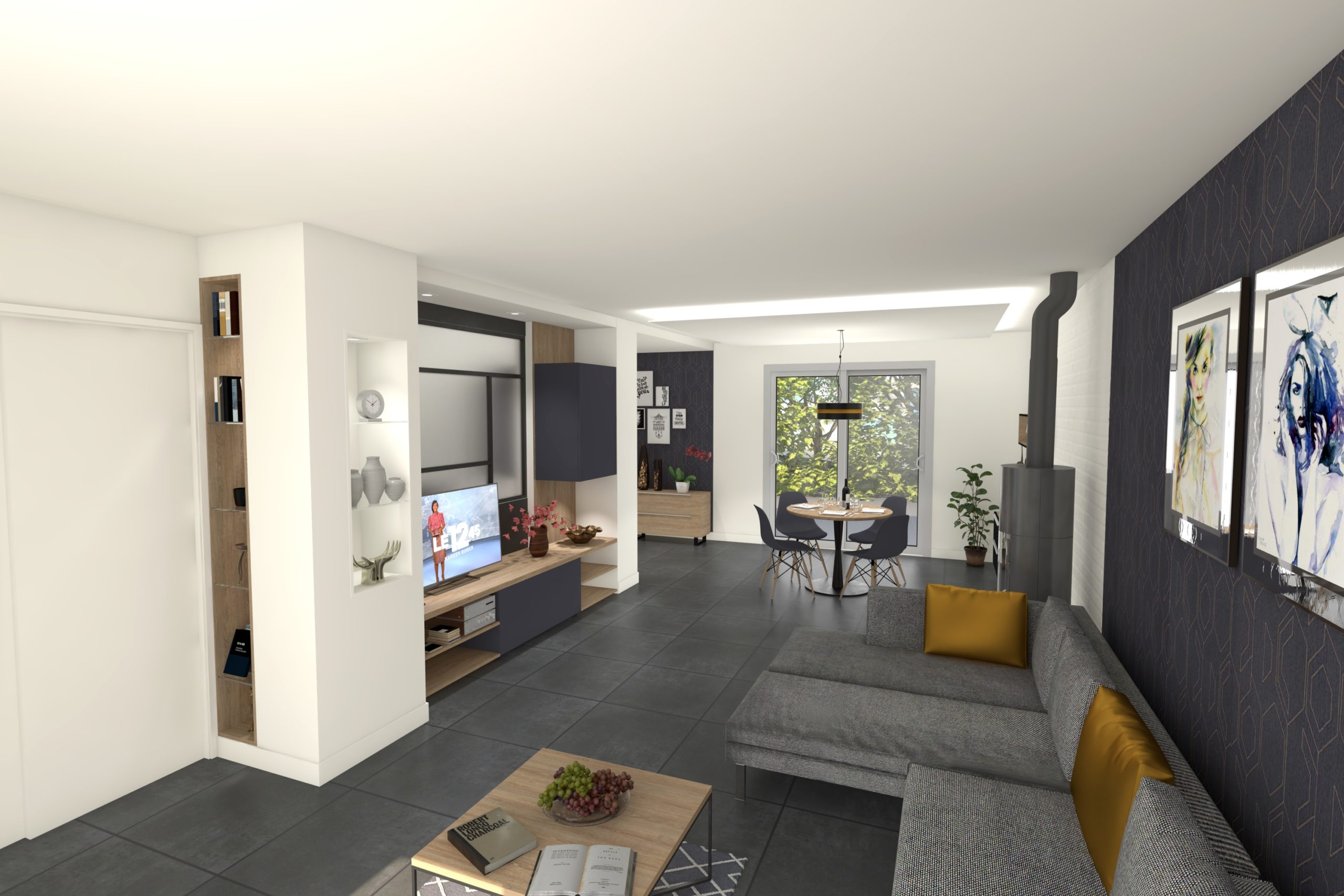 Pavillon Houilles : Transformation et aménagement