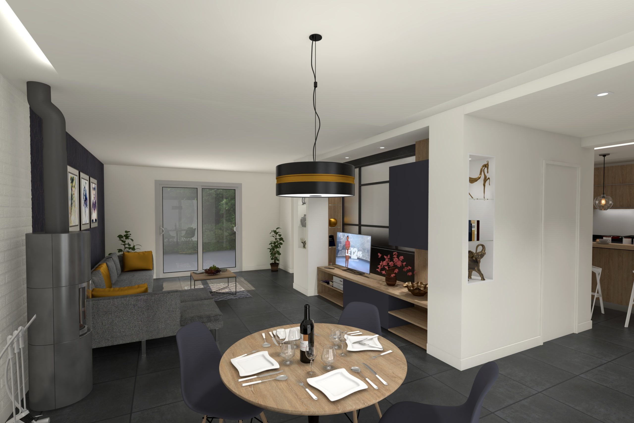 Pavillon Houilles : Transformation et aménagement