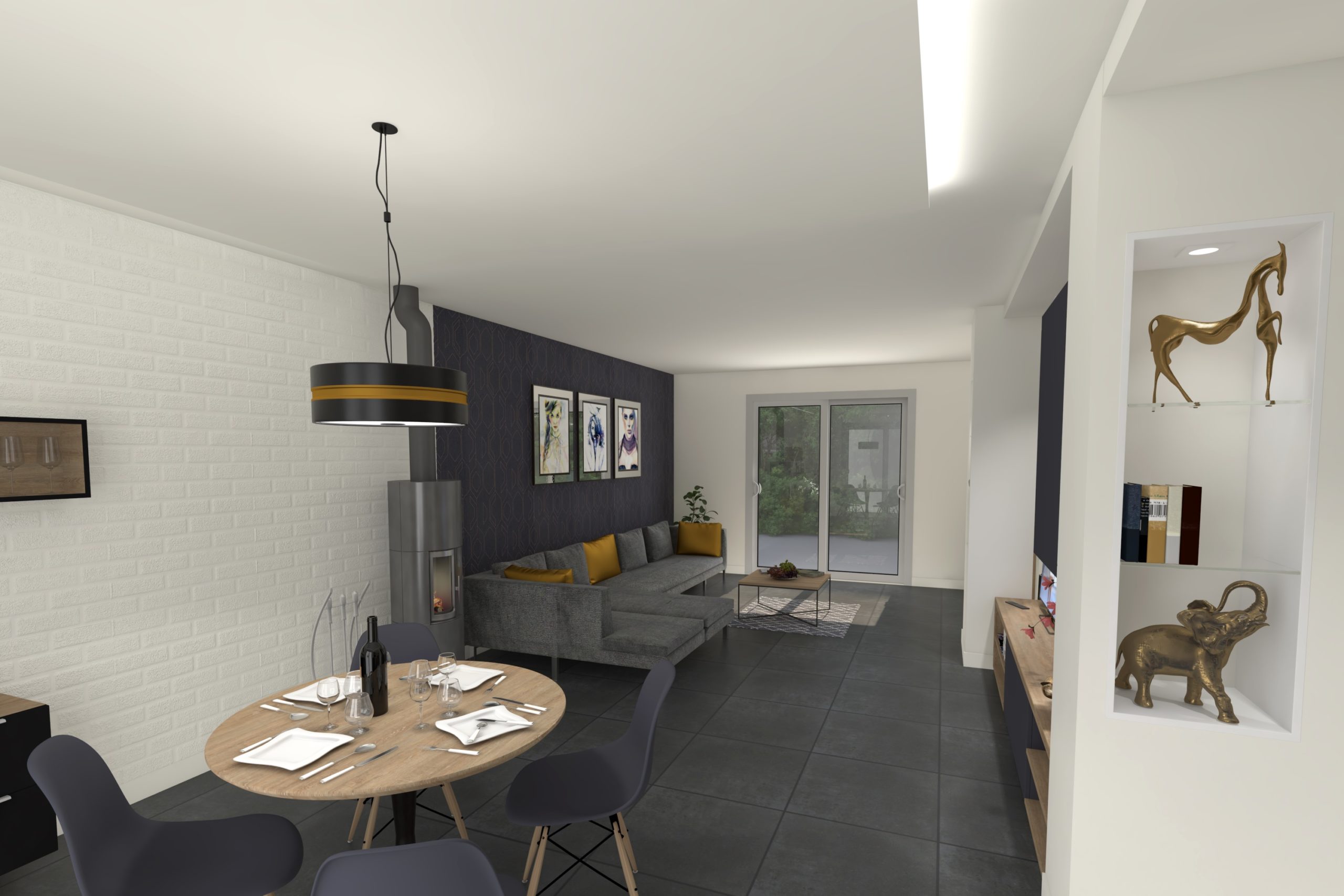 Pavillon Houilles : Transformation et aménagement