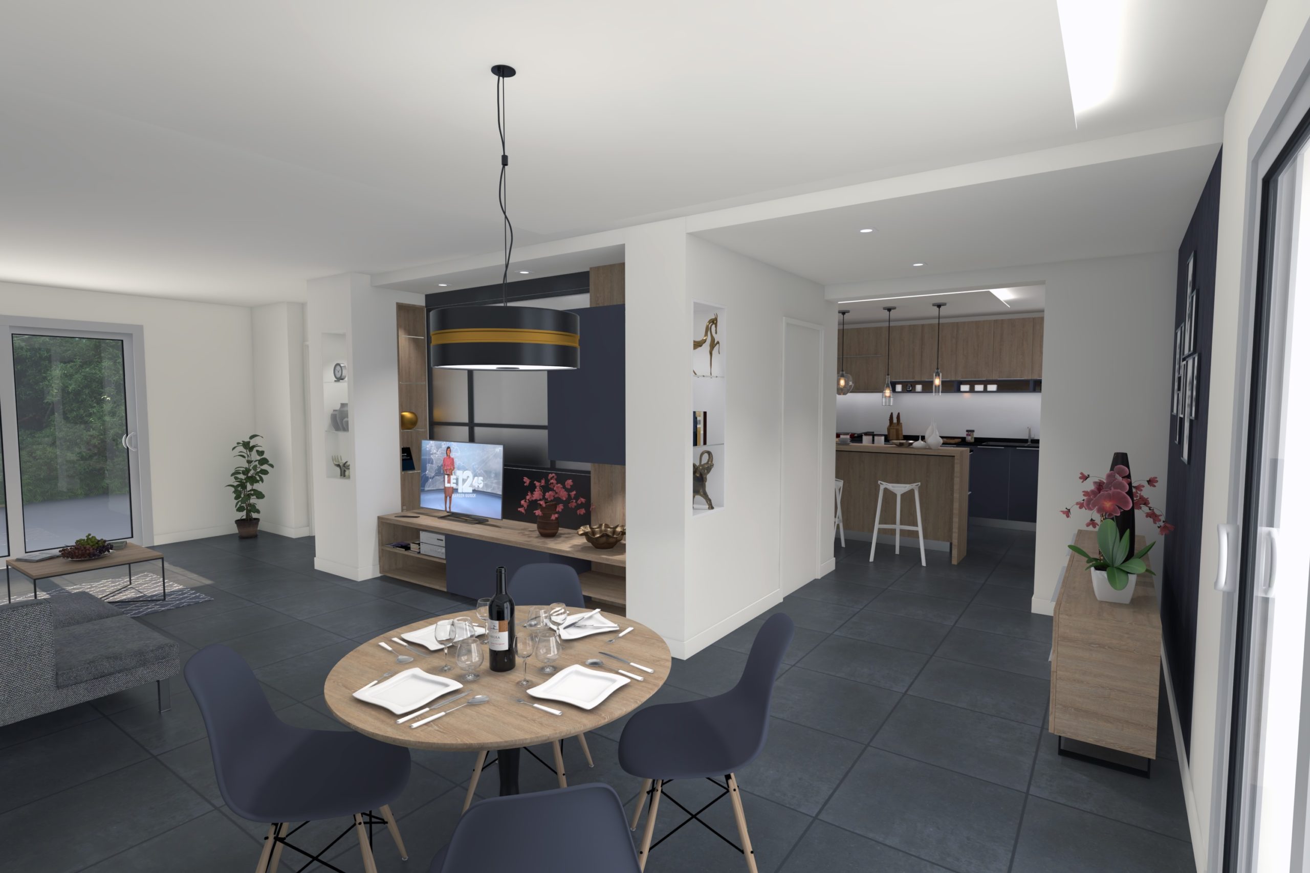 Pavillon Houilles : Transformation et aménagement